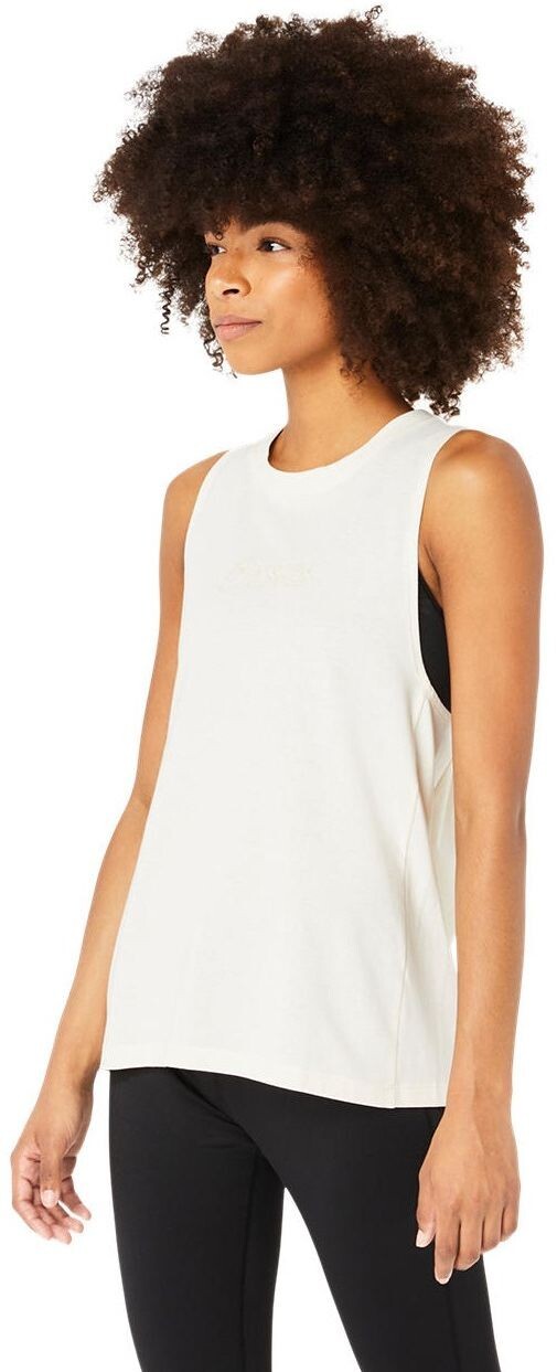 Майка женская Asics Logo Tank 2032C942-200 S бежевая фото 3