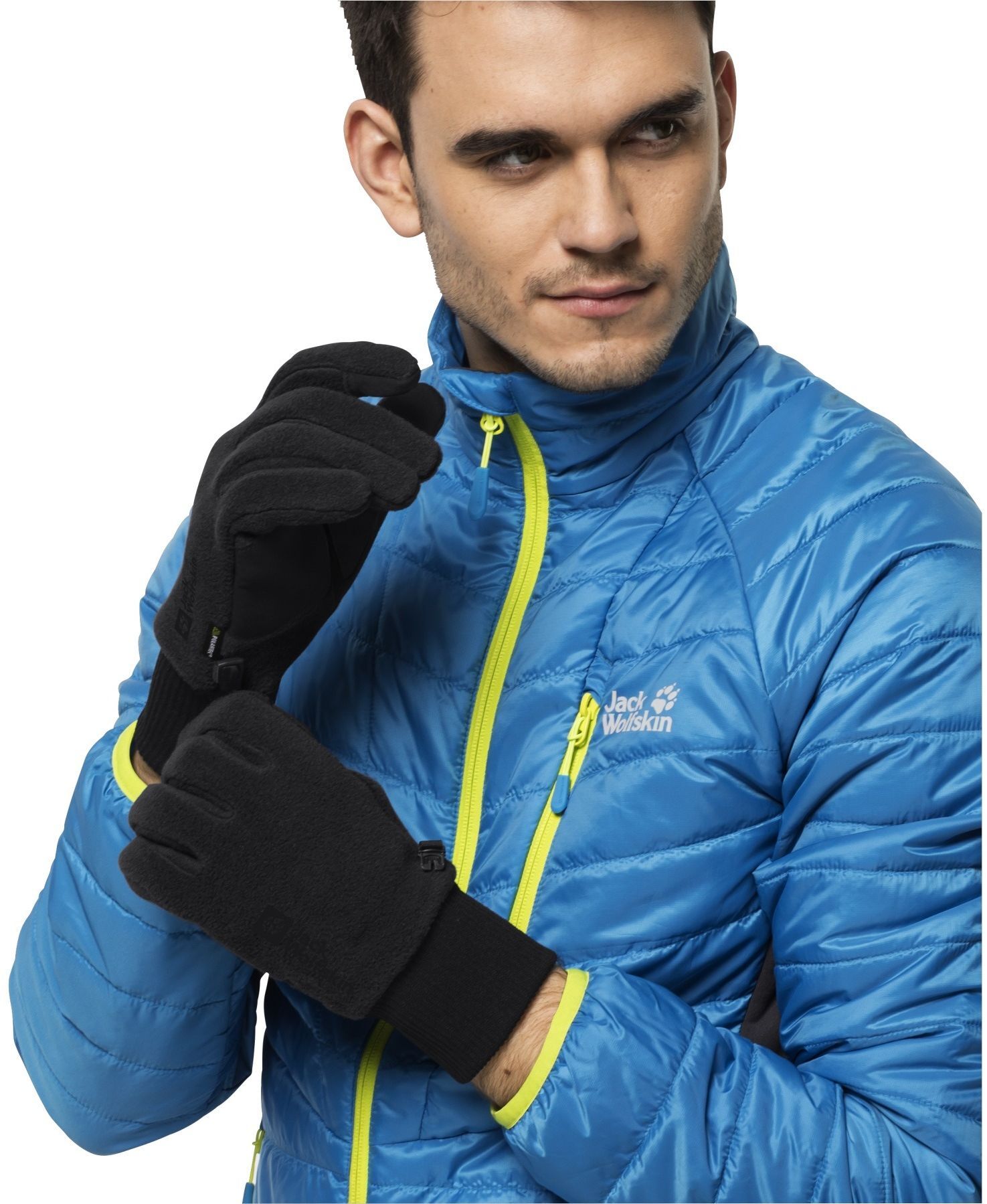 Перчатки Jack Wolfskin Vertigo Glove 1901752_6000 L черные фото 2