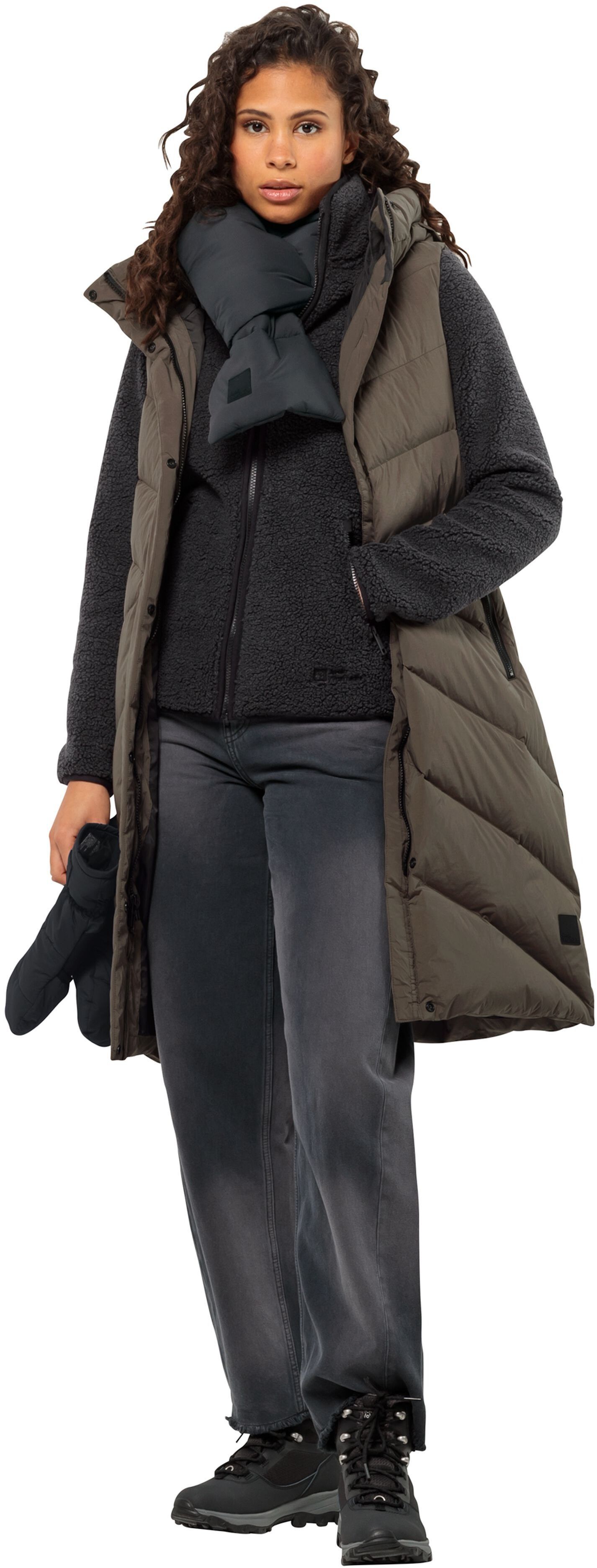 Рукавицы Jack Wolfskin Roemertor Mitten 1911551_6350 M темно-серые фото 4