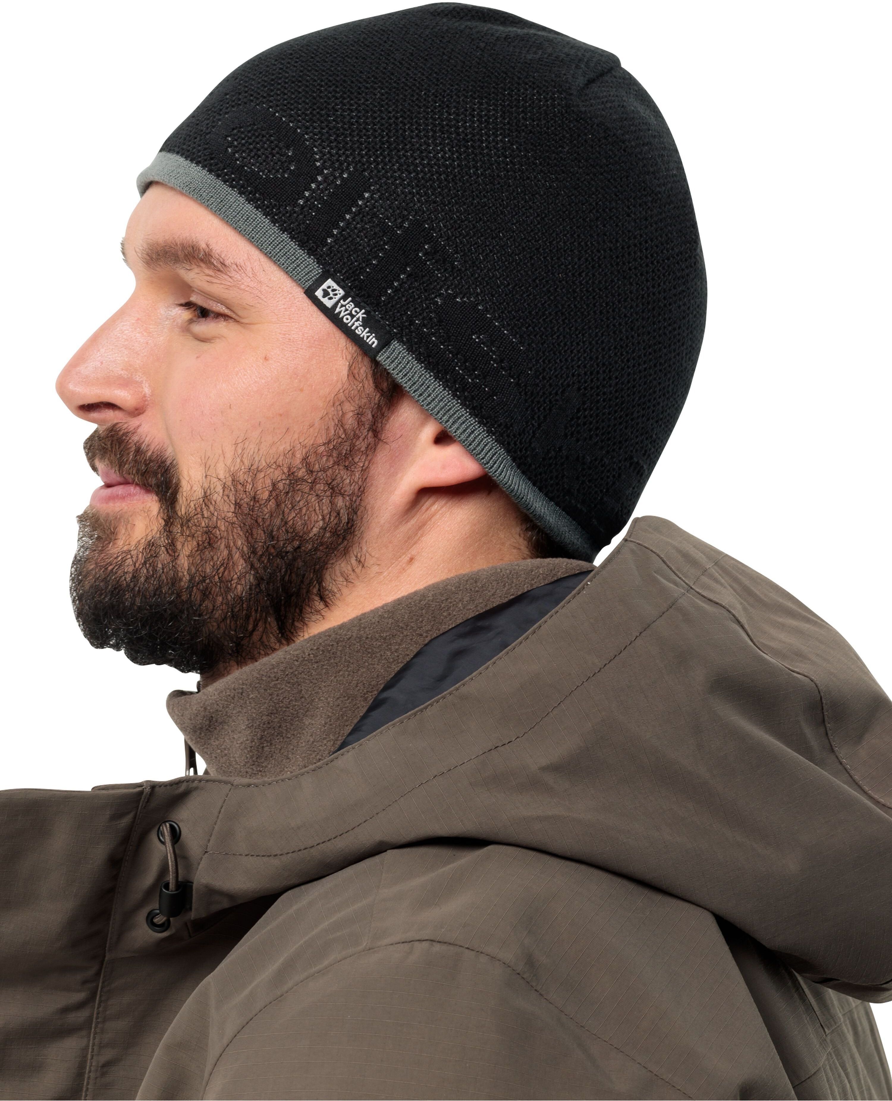 Шапка Jack Wolfskin Brand Beanie 1911801_6000 OS черн фото 2