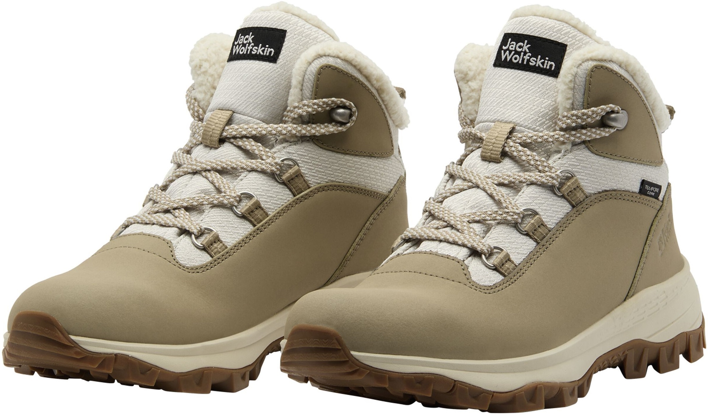 Ботинки женские Jack Wolfskin Everquest Texapore Mid W 4053581_A0030 39 (5,5 UK) бежевые фото4