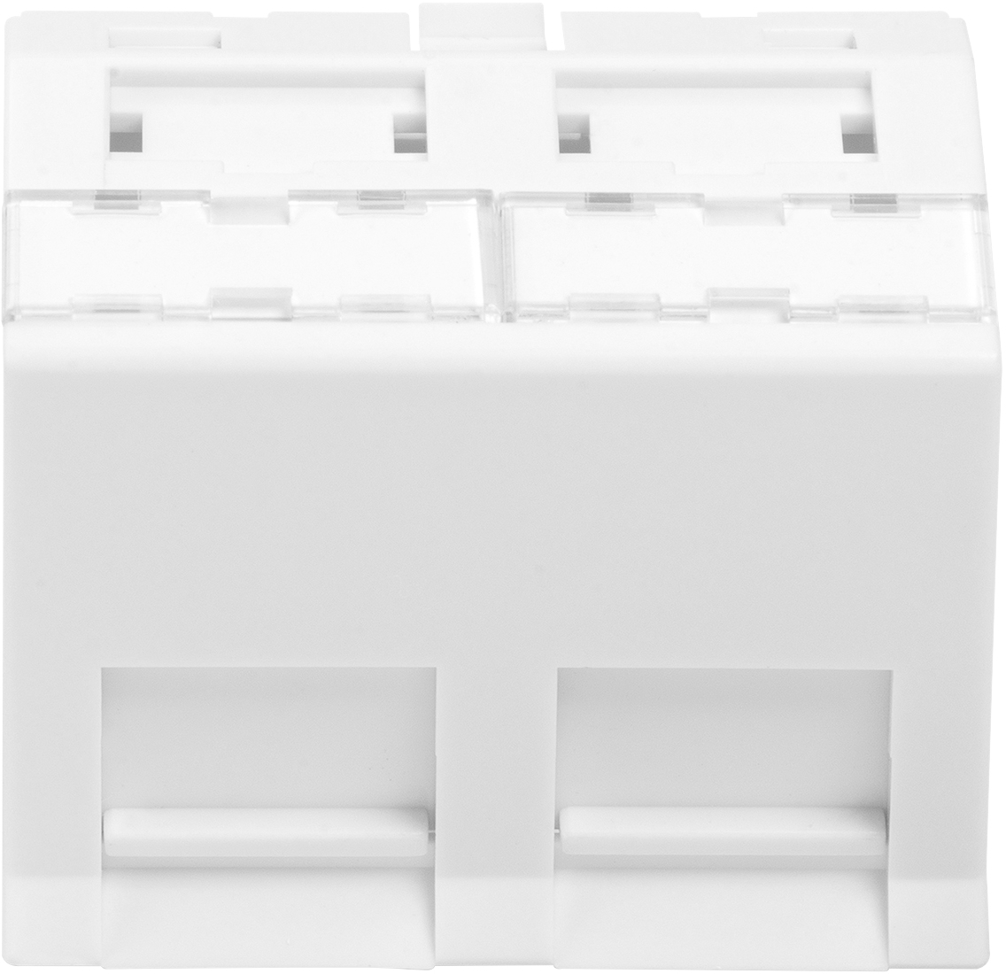 Внутрішня вставка DIGITUS 45х45 2х Keystone (DN-93802-7-SH)фото2