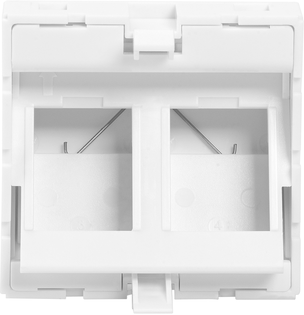 Внутрішня вставка DIGITUS 45х45 2х Keystone (DN-93802-7-SH)фото5