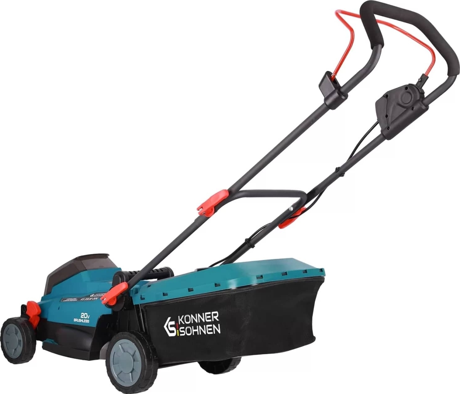 Газонокосарка акумуляторна Konner&amp;Sohnen KS 33LM-20V 20В, АКБ 1х4Аг (KS33LM-20VSET)фото
