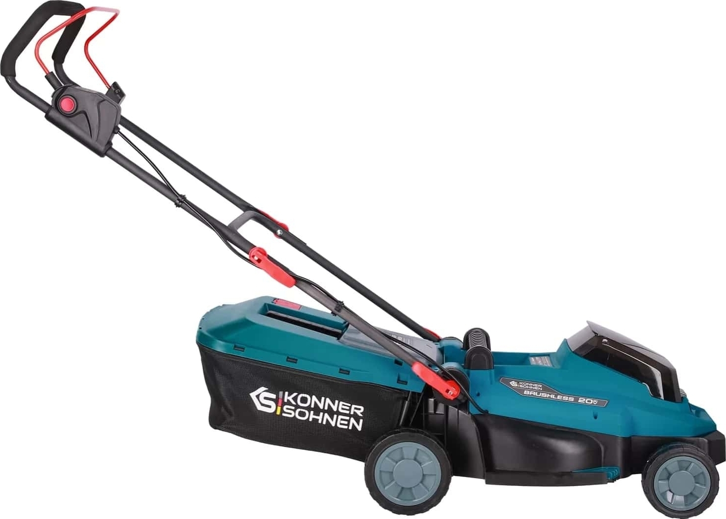 Газонокосарка акумуляторна Konner&amp;Sohnen KS 33LM-20V 20В, АКБ 1х4Аг (KS33LM-20VSET)фото