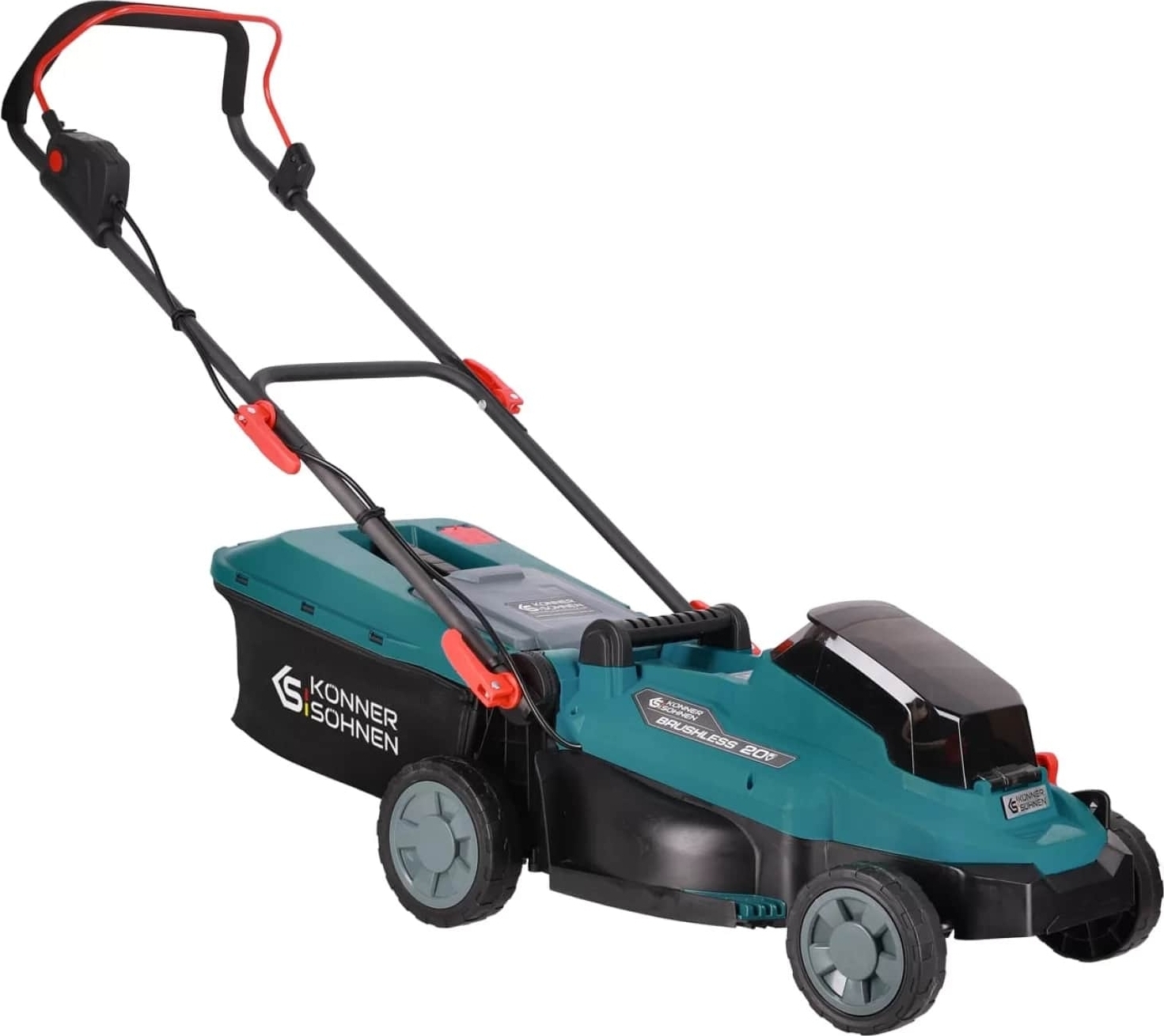 Газонокосарка акумуляторна Konner&amp;Sohnen KS 33LM-20V 20В, АКБ 1х4Аг (KS33LM-20VSET)фото