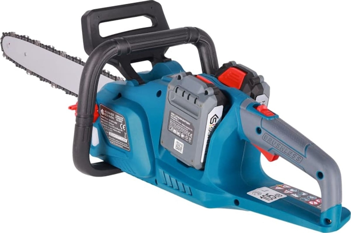 Пила ланцюгова акумуляторна Konner&amp;Sohnen KS CS40V-14 40В(20+20В), АКБ 2х4Аг (KSCS40V-14SET)фото