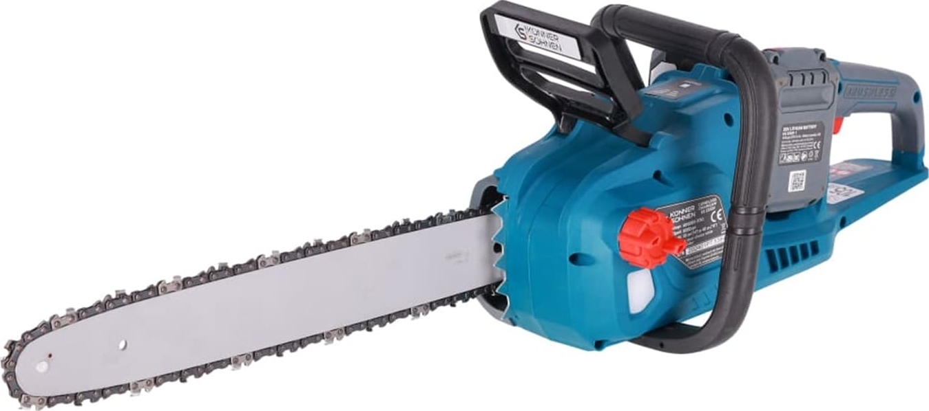 Пила ланцюгова акумуляторна Konner&amp;Sohnen KS CS40V-14 40В(20+20В), АКБ 2х4Аг (KSCS40V-14SET)фото