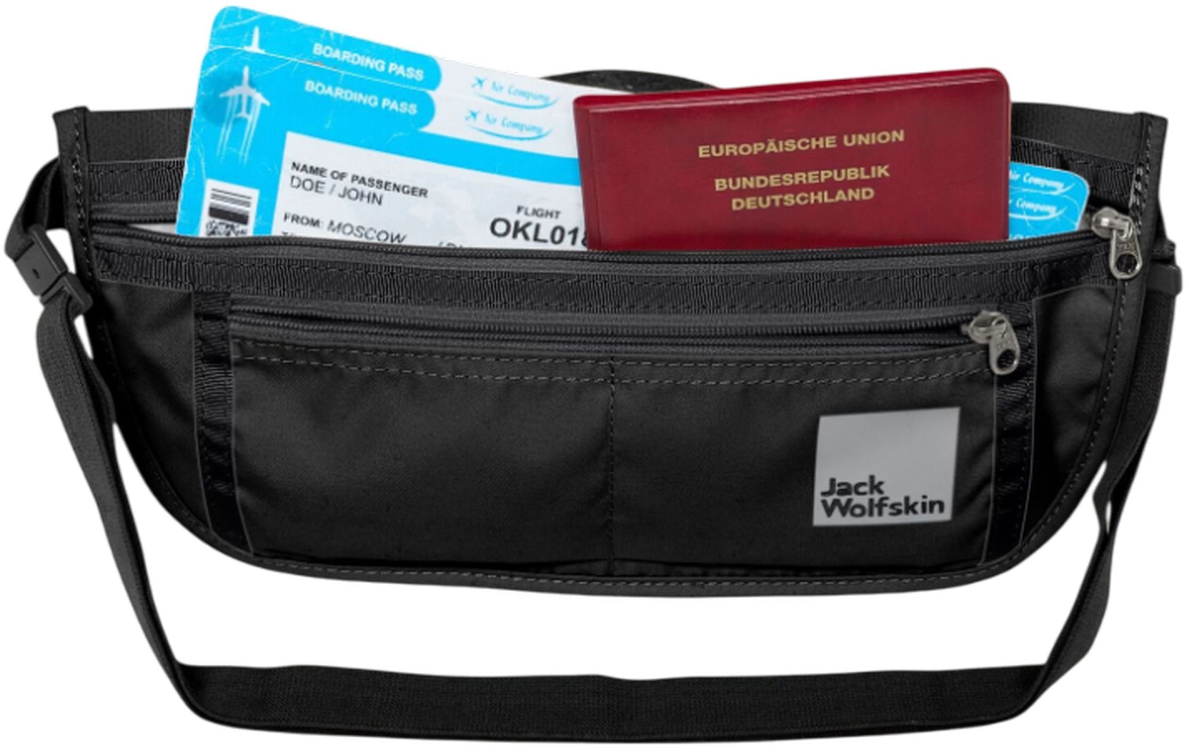 Поясна сумка Jack Wolfskin Document Belt De Luxe 8006742_6000 чорнафото4
