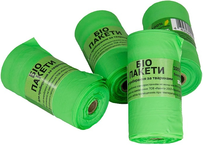 Біо пакети для прибирання за тваринами Lucky Pet 15штфото3