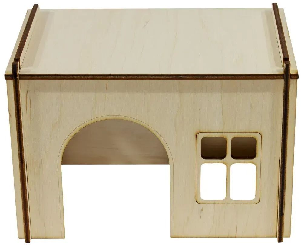 Будинок для гризунів Lucky Pet №114 29,5x22x19см для морських свинок, кроликів та шиншилфото