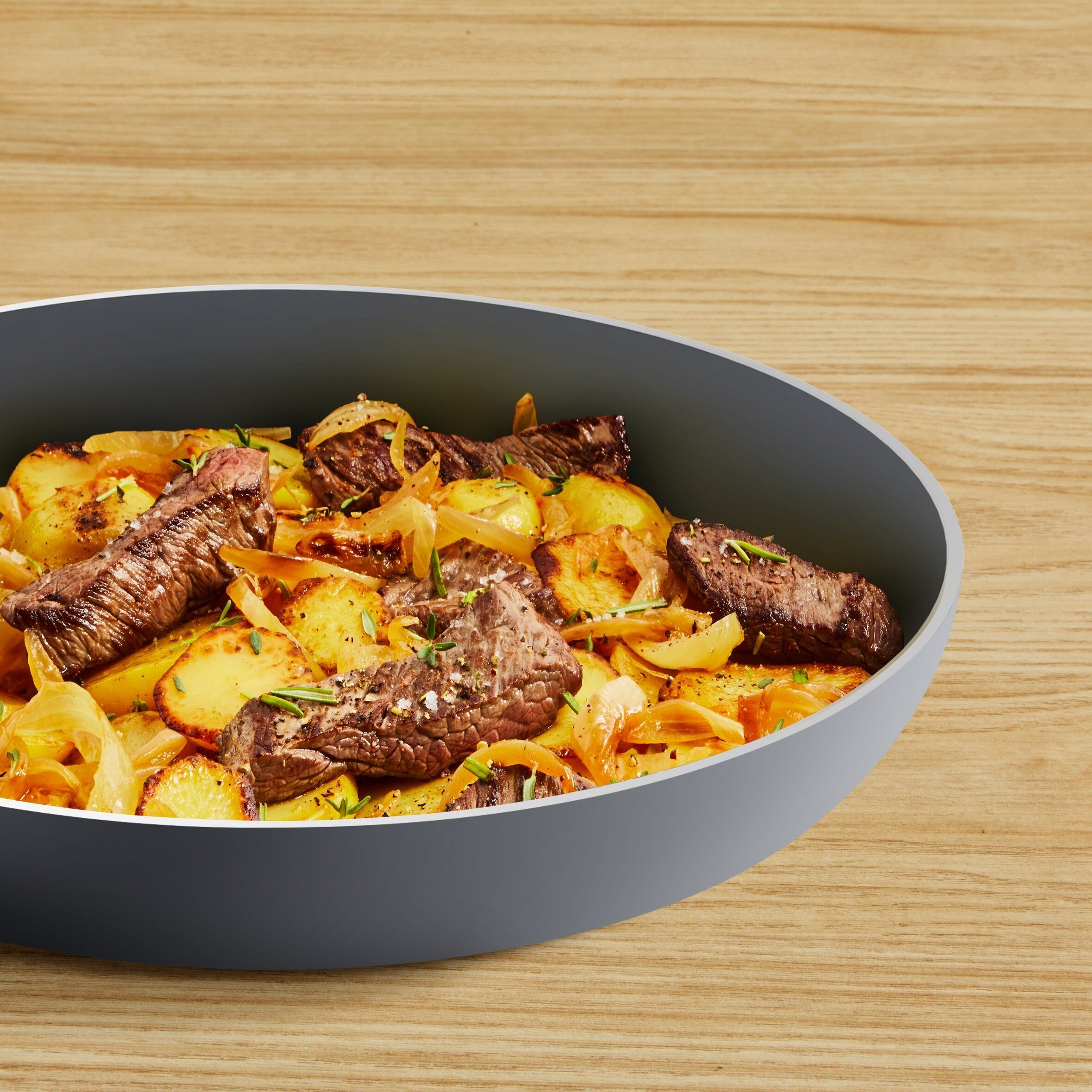 Сковорода Tefal Halo, 28см, серый (C3120653) фото 7