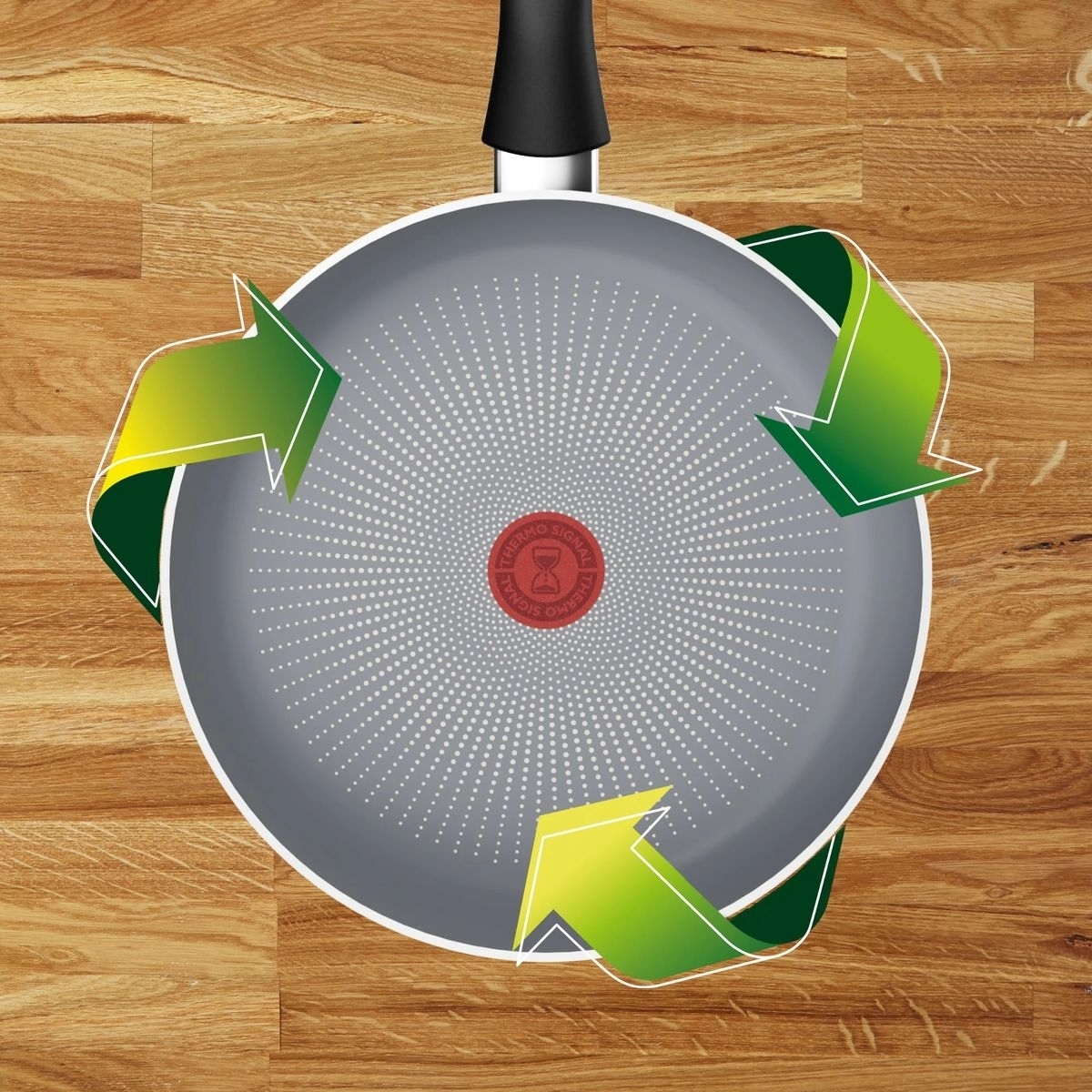 Сковорода Tefal Halo, 28см, серый (C3120653) фото 5