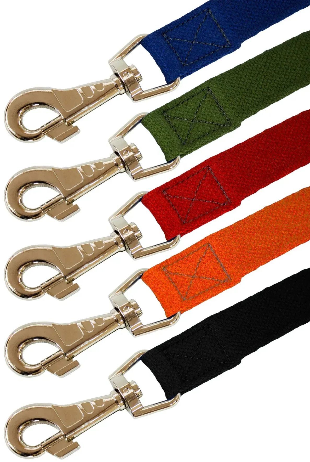 Поводок для собак Lucky Pet 2*120см брезентовый шит зеленый фото 3