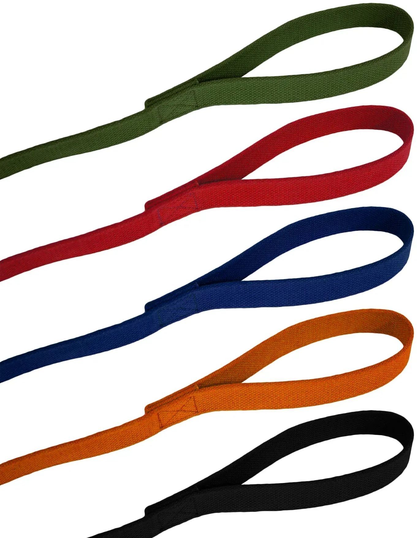 Поводок для собак Lucky Pet 2*120см брезентовый шит синий фото 2