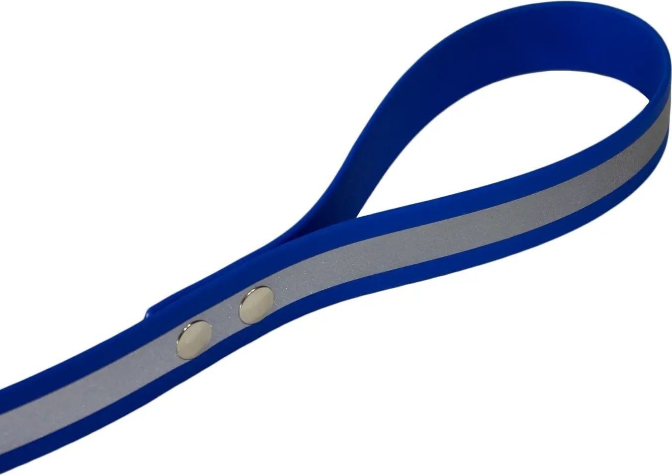 Повідець для собак Lucky Pet *2,5/120см з водонепроникною стрічкою світловідбиваючий синійфото