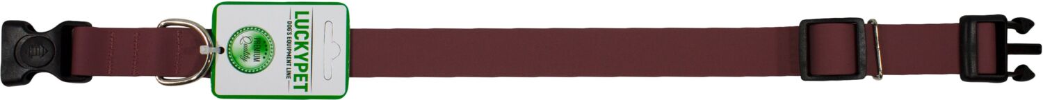 Ошейник для собак Lucky Pet 2,5*25-35см с водонепроницаемой ленты бордовый фото
