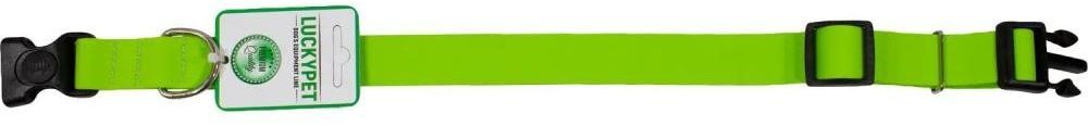 Ошейник для собак Lucky Pet 2,5*25-35см с водонепроницаемой ленты салатовый фото 2