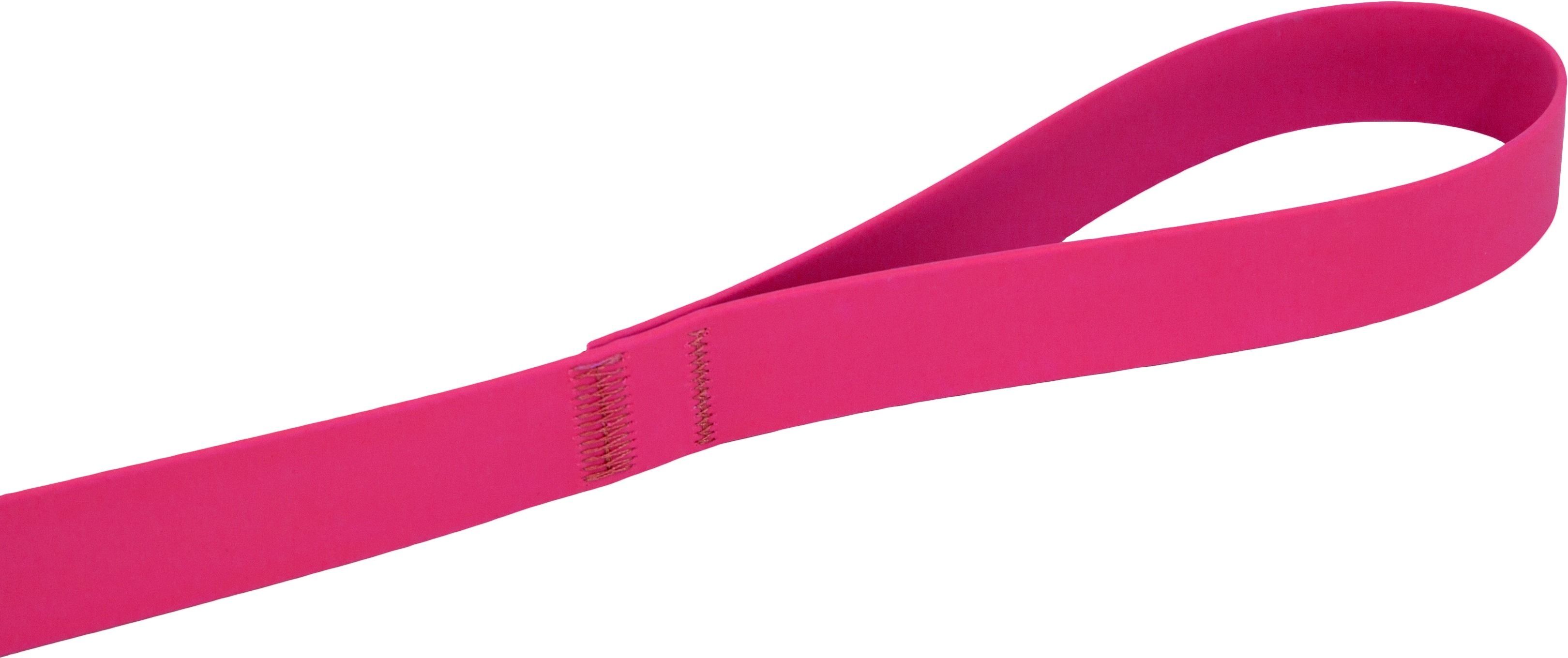 Поводок для собак Lucky Pet 2,5*120см с водонепроницаемой ленты розовый фото 3