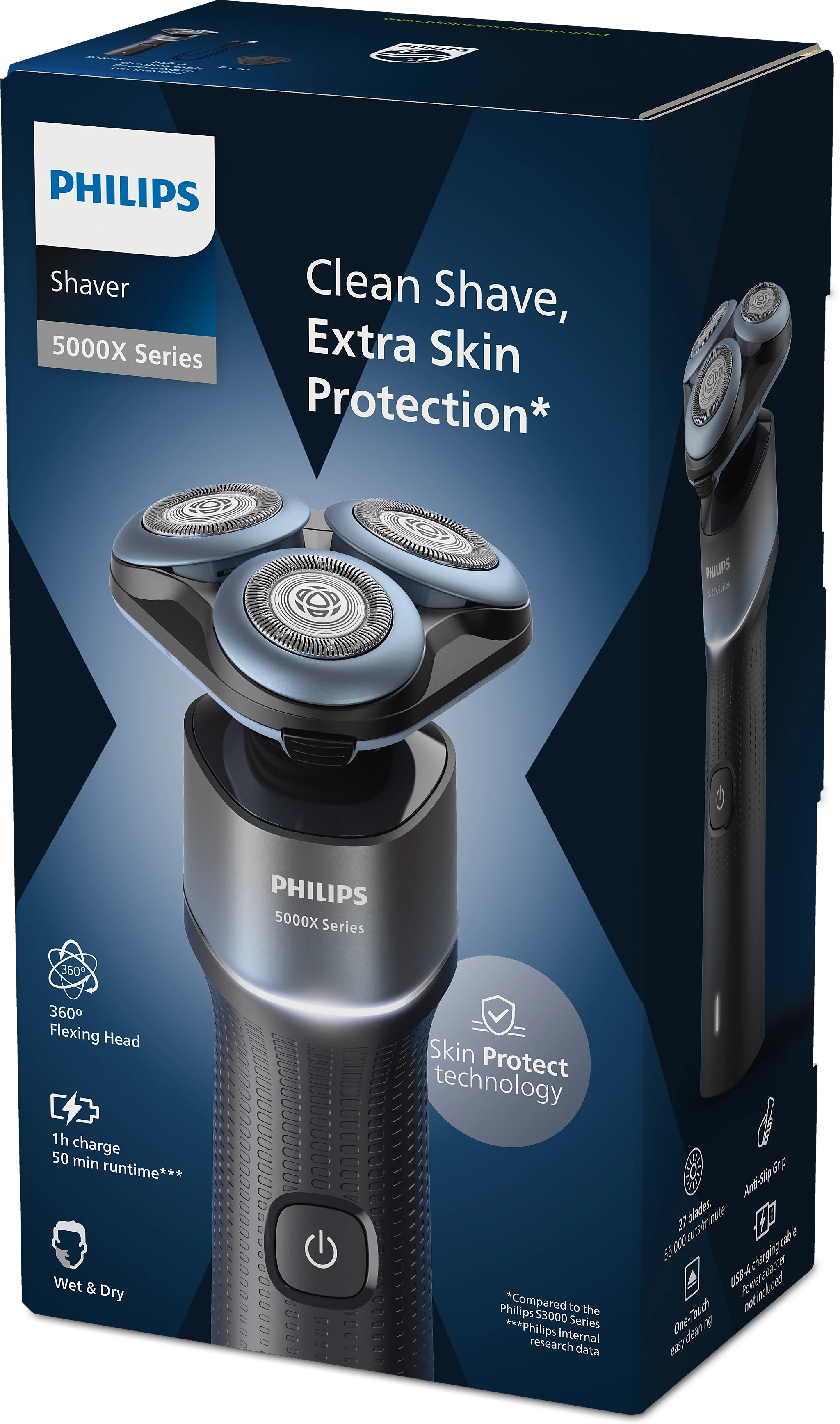 Електробритва Philips X5006/00 + Триммер для носа і вух Philips NT5650/16фото8