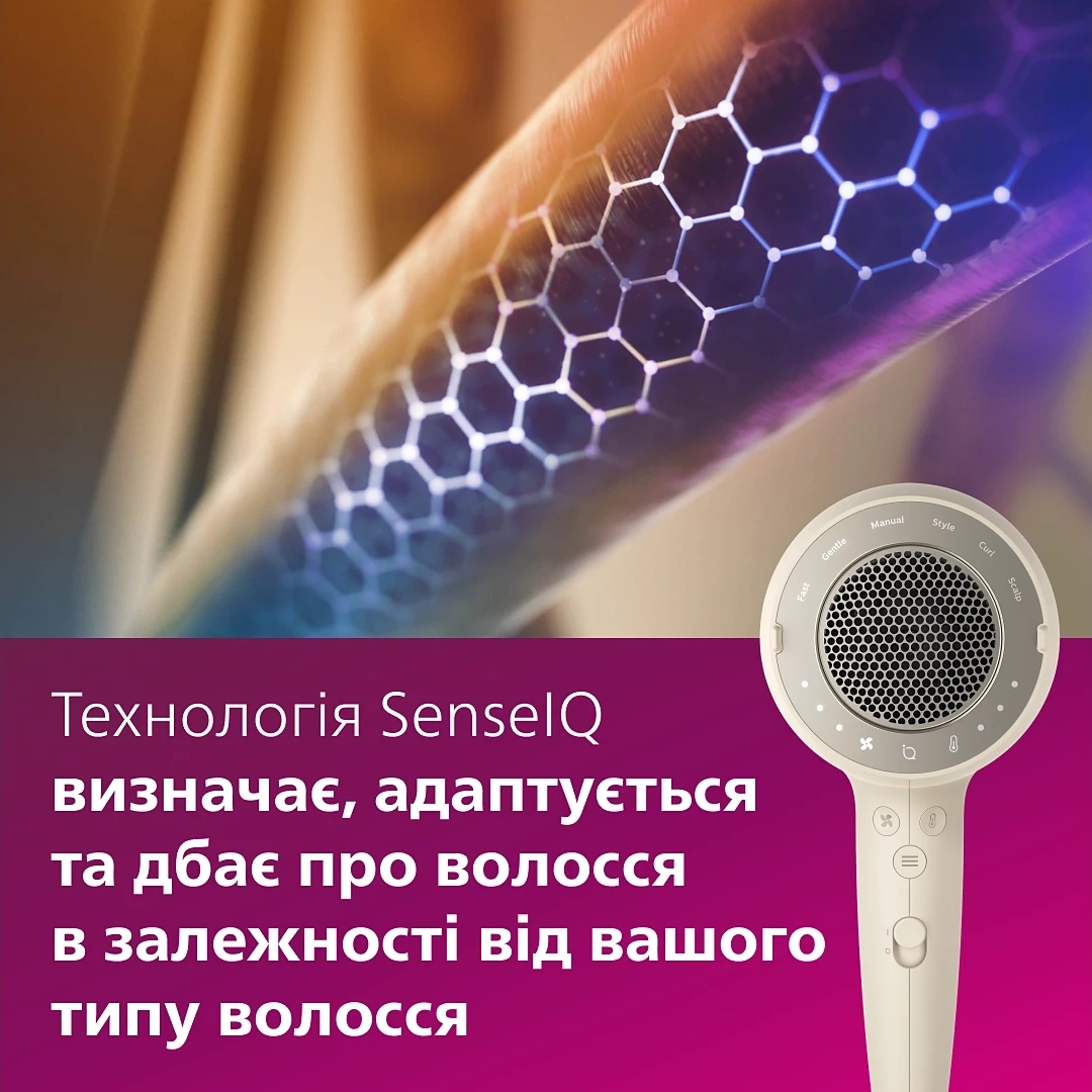 Фен + Автостайлер Philips SenseIQ BHD829/00+BHB887/00 фото 