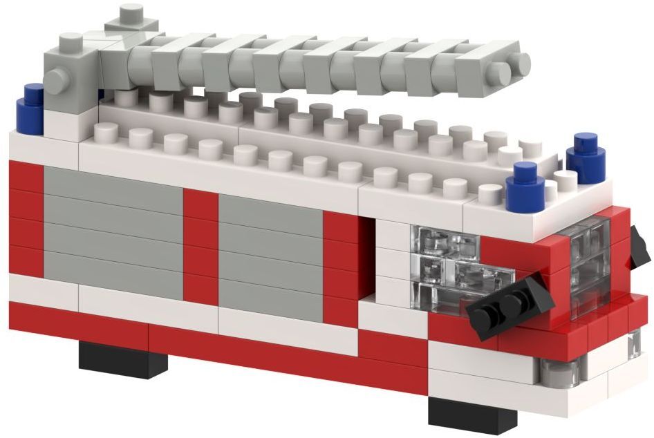 Листівка-конструктор "Пожежна машина" (72920)фото2