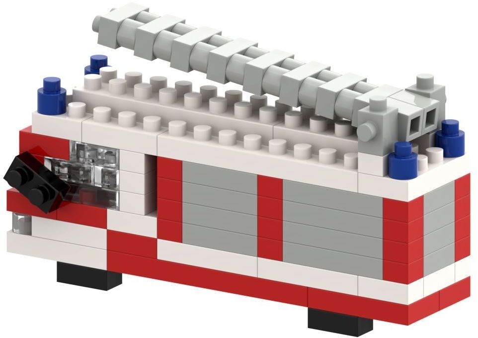 Листівка-конструктор "Пожежна машина" (72920)фото3