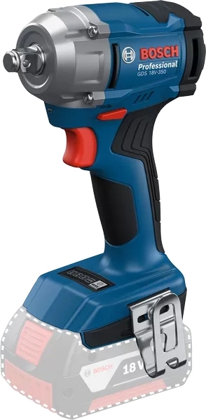 Гайковерт ударный Bosch IDS GDS 18V-350 18В 2х4Ач (0.601.9M5.021) фото 