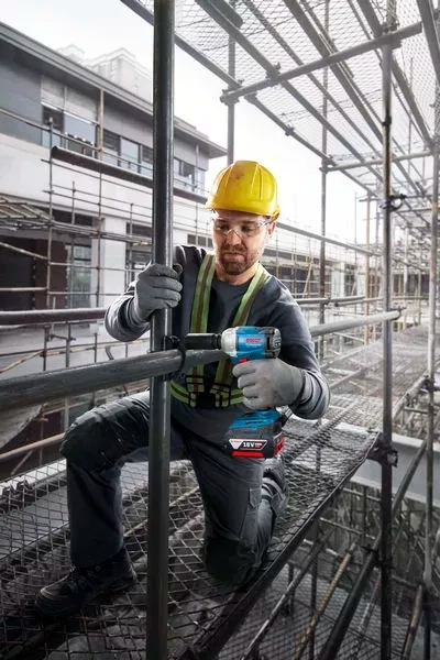 Гайковерт ударный Bosch IDS GDS 18V-350 18В 2х4Ач (0.601.9M5.021) фото 