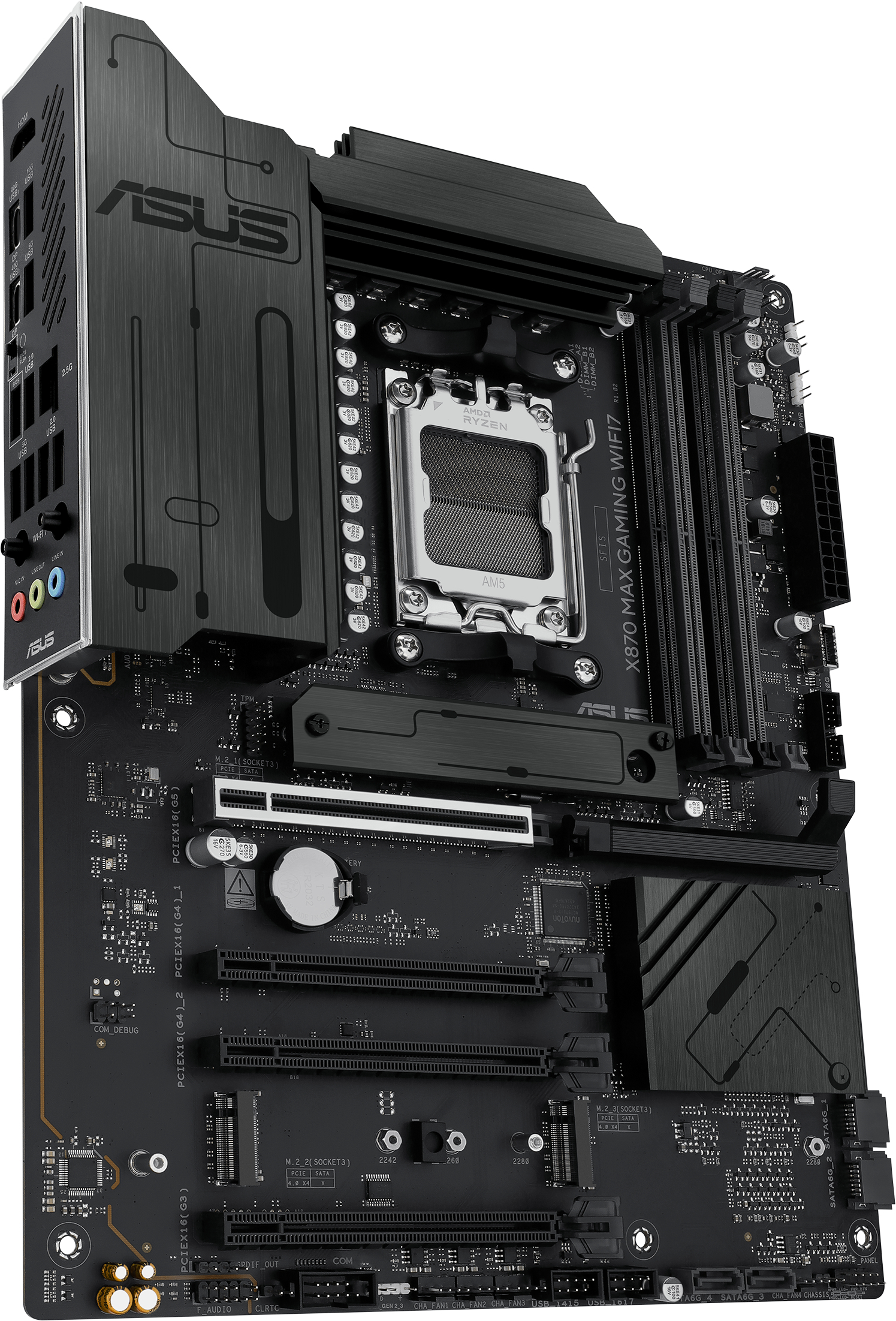 Материнcька плата ASUS X870 MAX GAMING WIFI7 (90MB1LY0-M0EAY0)фото2