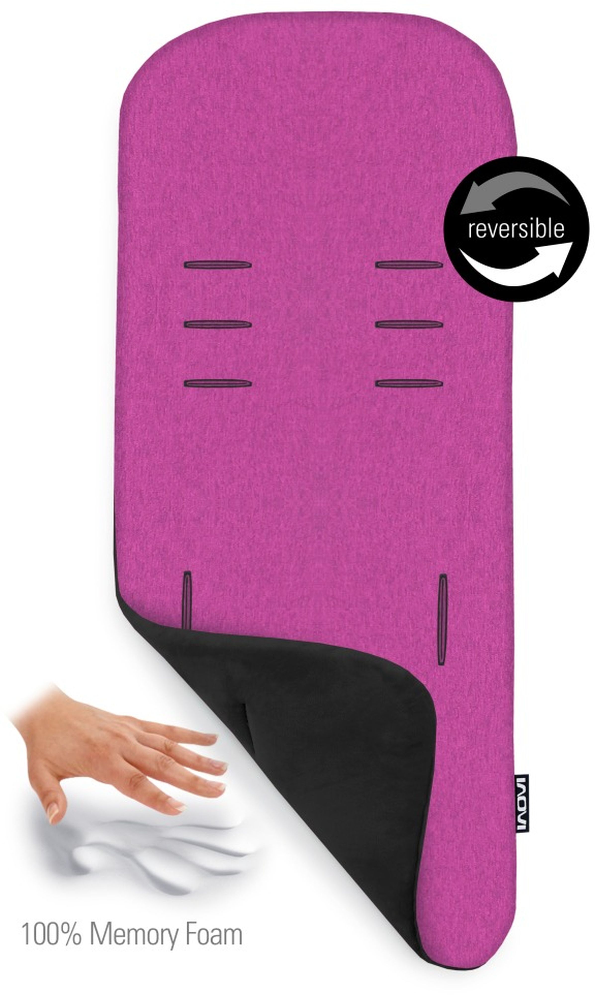 Вкладыш в коляску Bumprider Inovi Memory Foam Black-Purple M (41201-217) фото 3