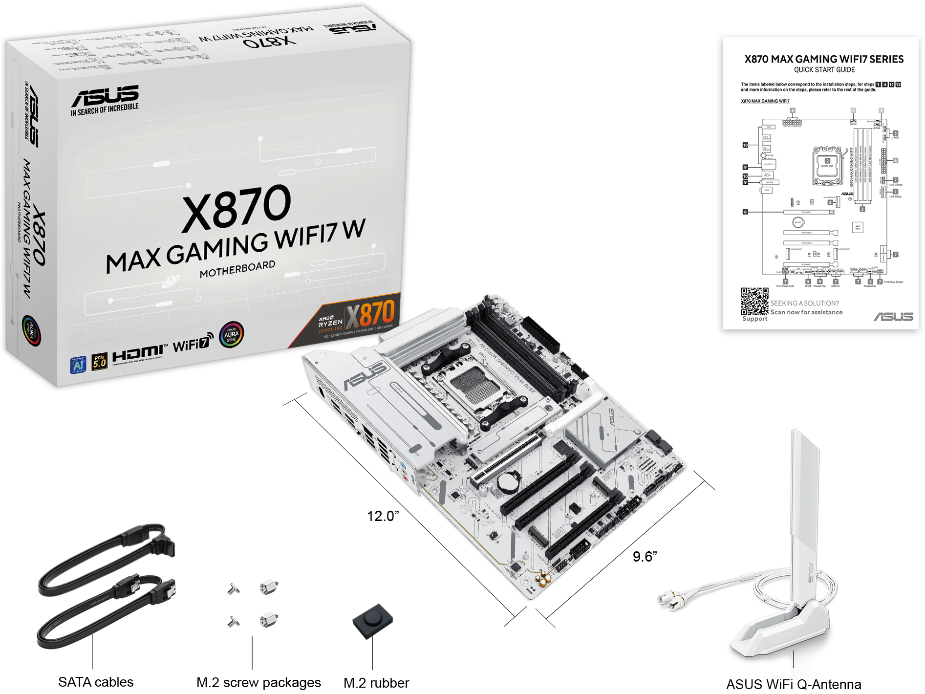 Материнcкая плата ASUS X870 MAX GAMING WIFI7 W (90MB1LZ0-M0EAY0) фото 10