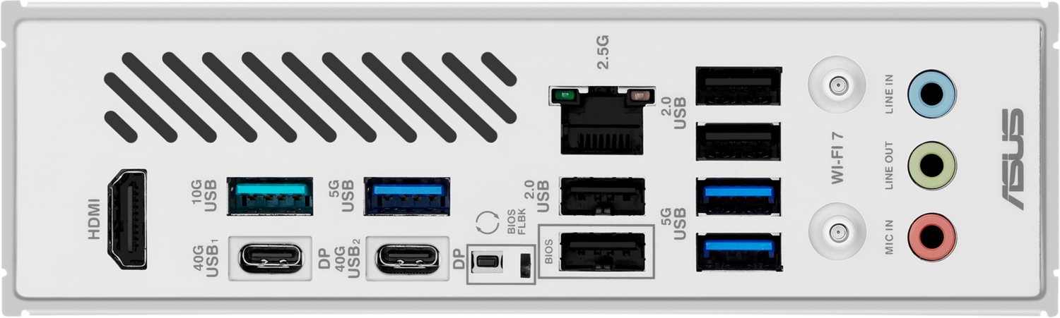 Материнcкая плата ASUS X870 MAX GAMING WIFI7 W (90MB1LZ0-M0EAY0) фото