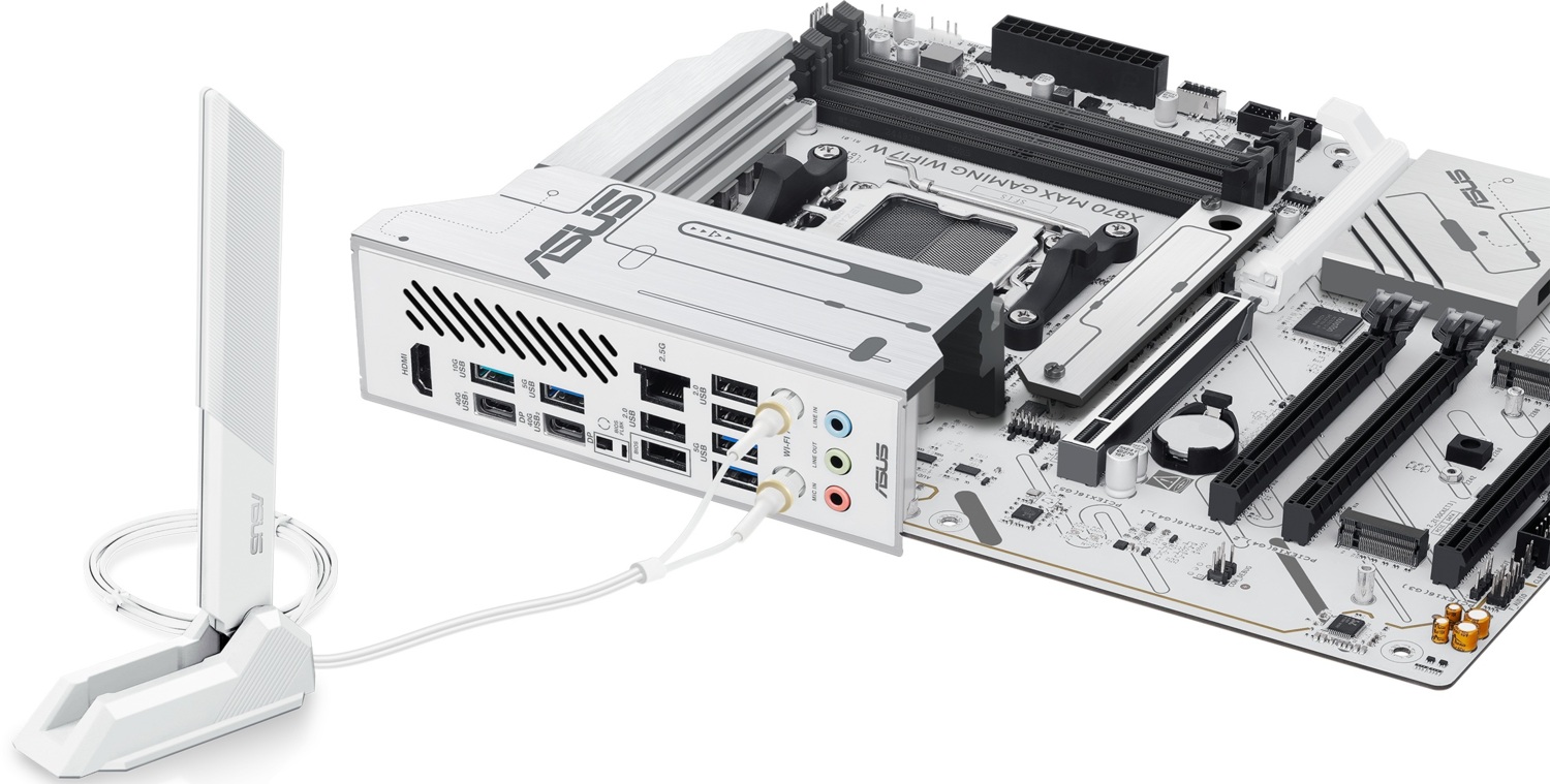 Материнcкая плата ASUS X870 MAX GAMING WIFI7 W (90MB1LZ0-M0EAY0) фото