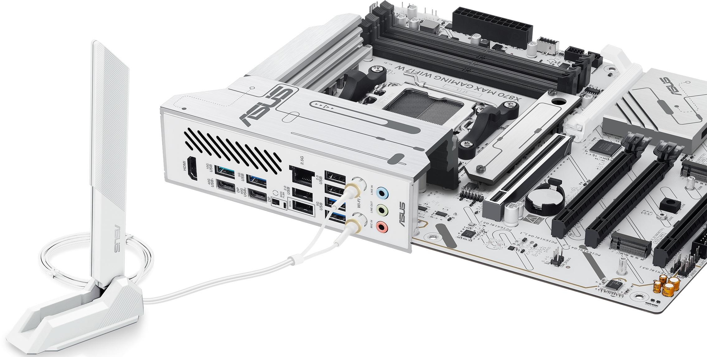 Материнcкая плата ASUS X870 MAX GAMING WIFI7 W (90MB1LZ0-M0EAY0) фото 9