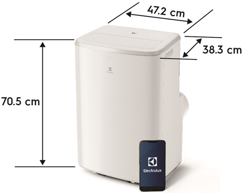 Мобільний кондиціонер Electrolux Comfort 600 EXP26U339HWфото3