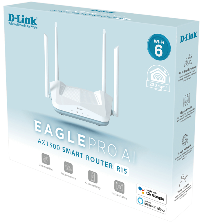 Роутер D-Link R15 X1500 3xGE LAN, 1xGE WAN (R15) фото 3