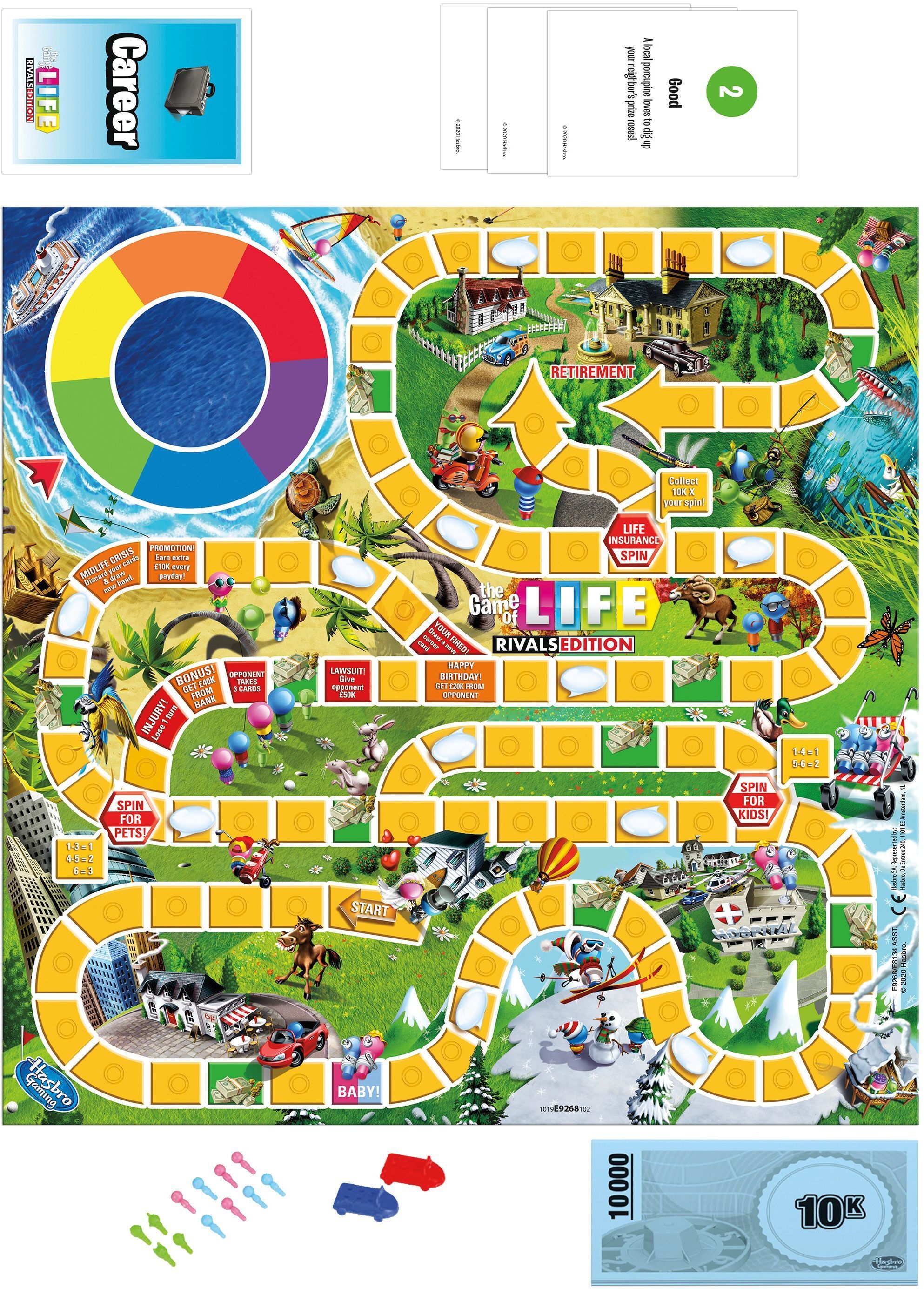 Настольная игра Hasbro Game of life rivals edition дорожная (E8134_E9268) фото 3