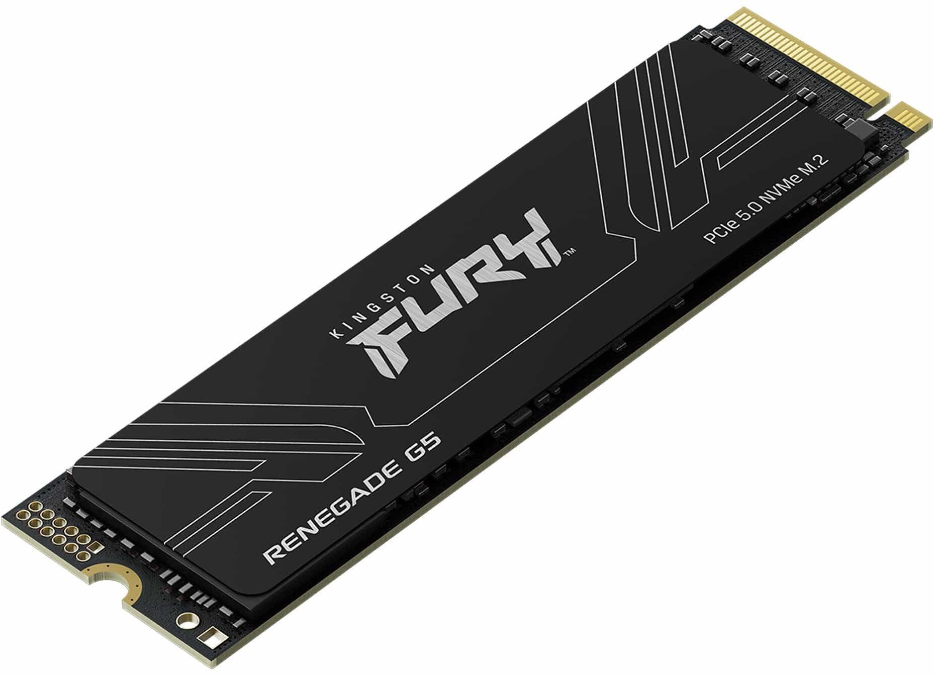 SSD накопичувач Kingston M.2 1TB PCIe 5.0 FURY Renegade (SFYR2S/1T0)фото