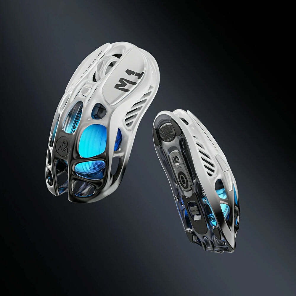 Ігрова миша GravaStar Mercury M1 Pro WL, White-Black (GRAVASTARM1PRO_GBLK)фото4