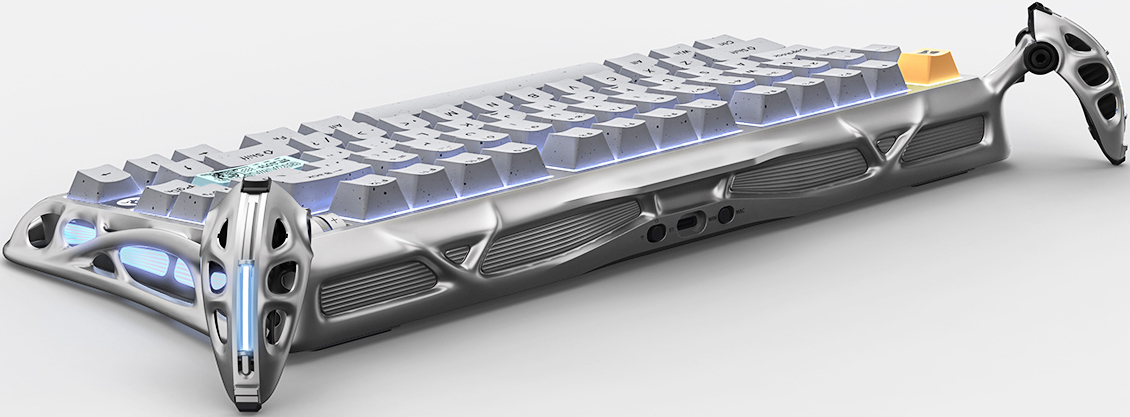 Клавиатура GravaStar Mercury K1 Pro Kailh Speedy Mint BT/WL