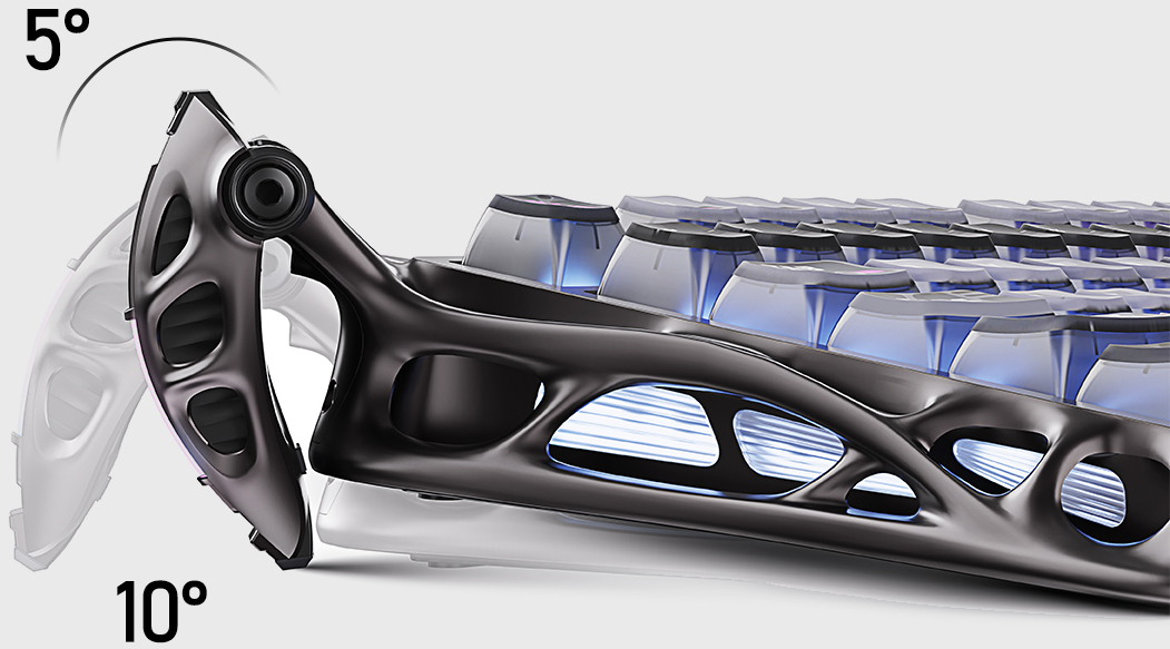 Клавіатура GravaStar Mercury K1 Pro Kailh Speedy Mint BT/WL/USB, Cyberpunk (GSK1PRO_CBLK)фото10