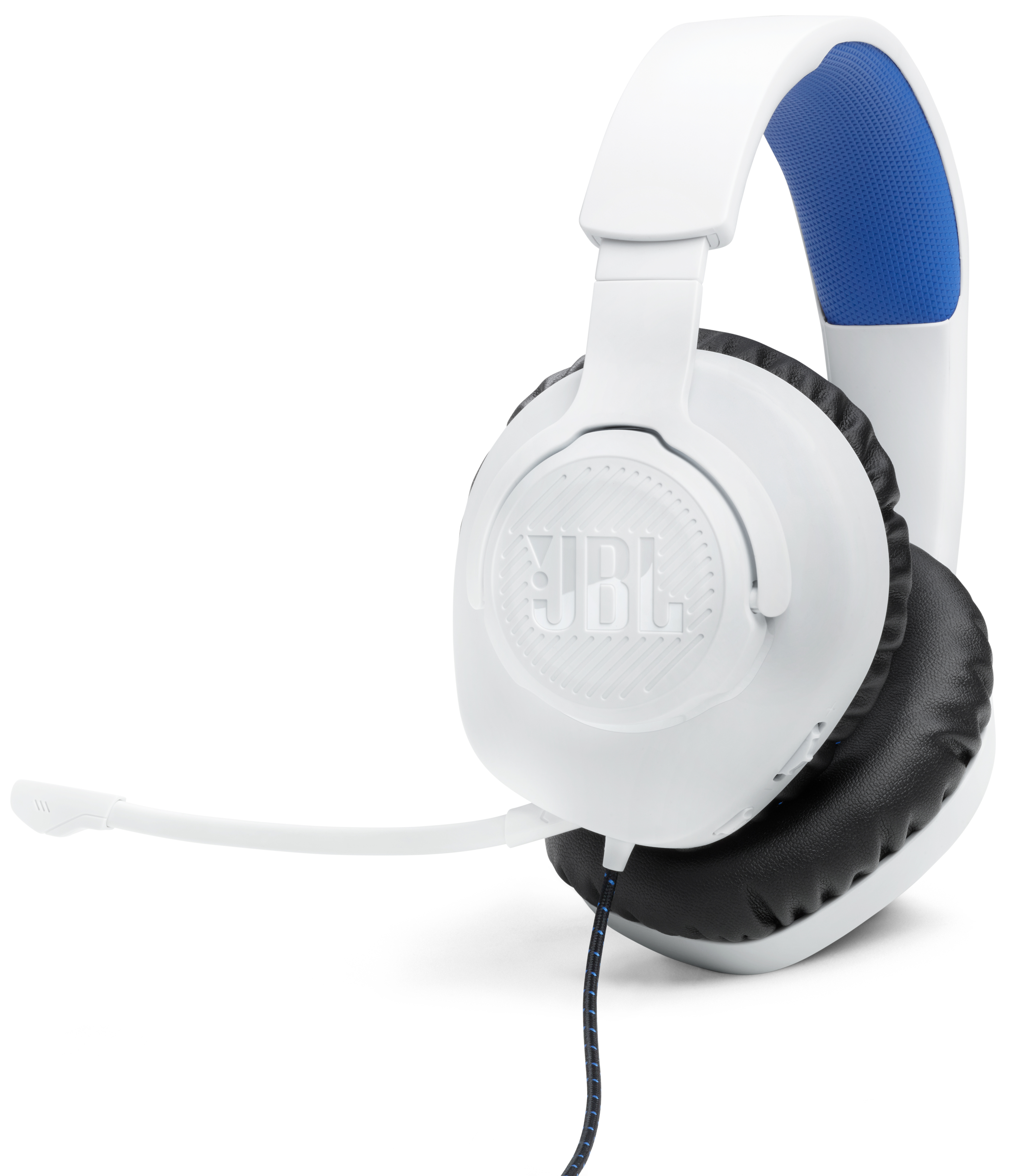 Игровая гарнитура JBL Quantum 100P Playstation White/Blue (JBLQ100PWHTBLU) фото 2