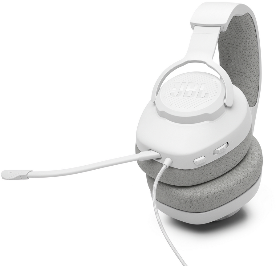 Ігрова гарнітура JBL Quantum 100M2 White (JBLQTUM100M2WHT)фото6