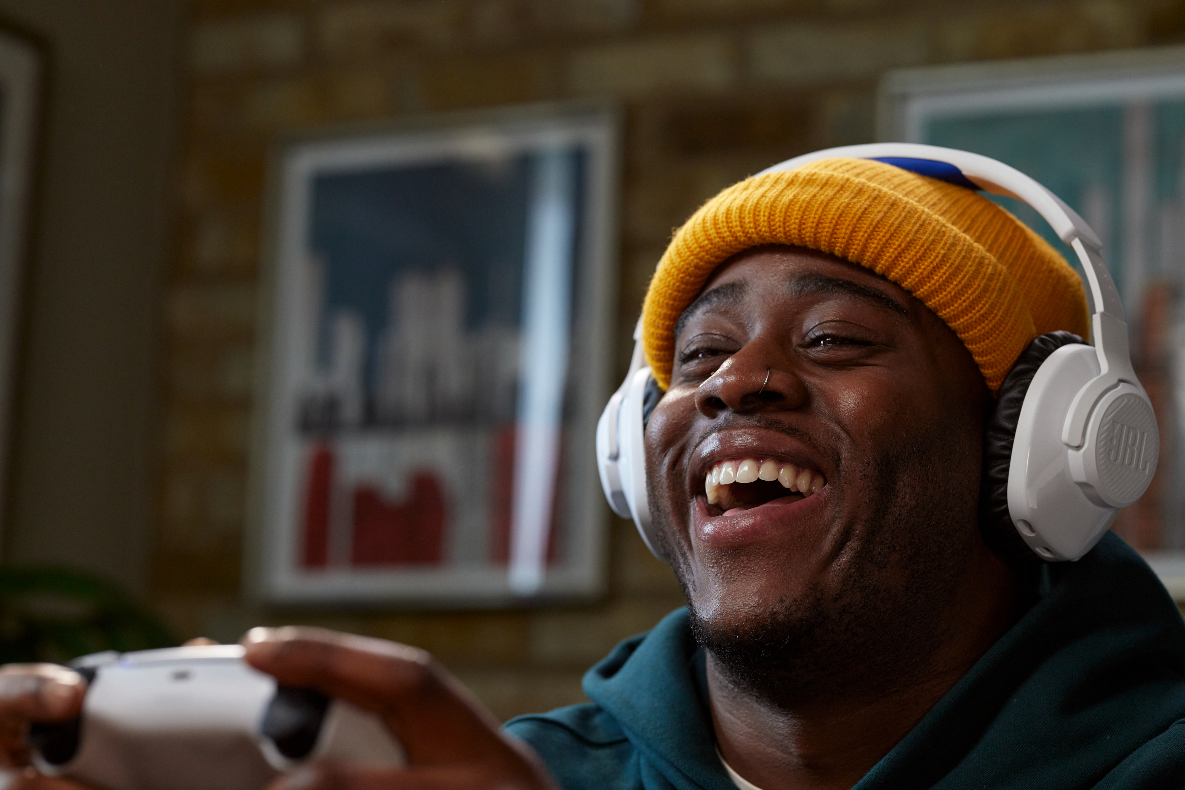 Игровая гарнитура JBL Quantum 360P Playstation White/Blue (JBLQ360PWLWHTBLU) фото 13