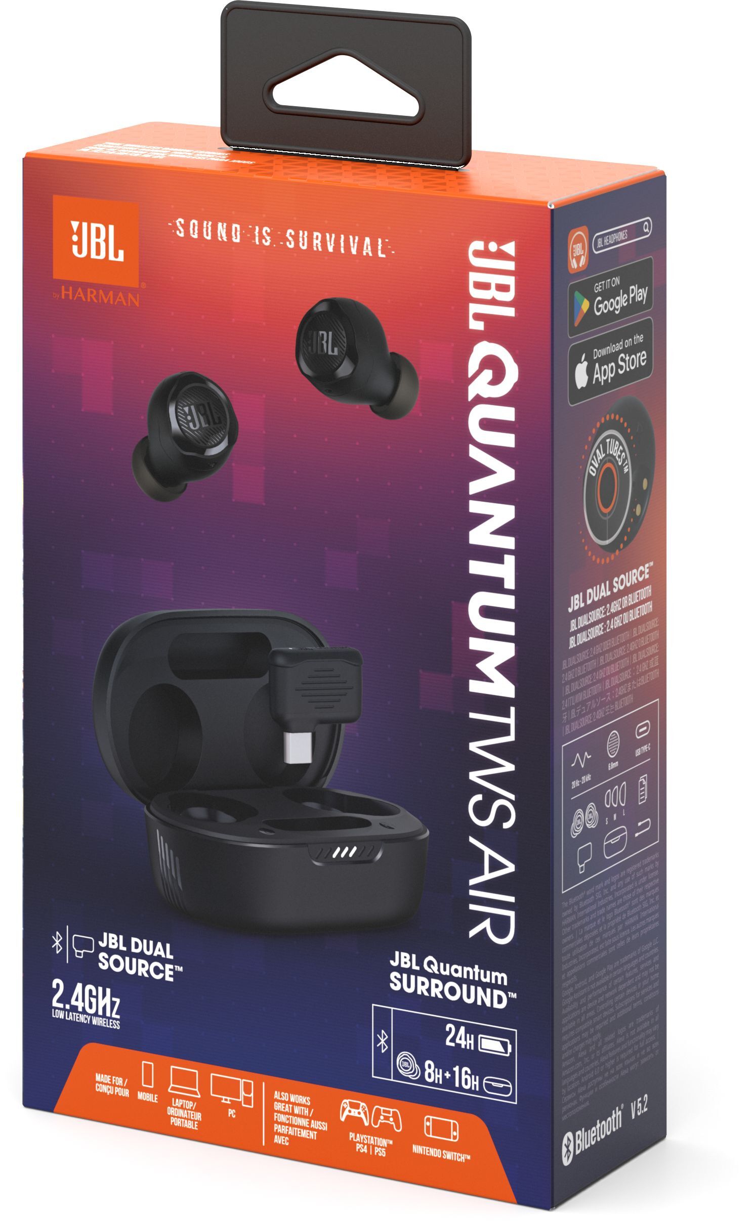 Игровая гарнитура JBL Quantum TWS Air (JBLQTWSAIRBLK) фото 16