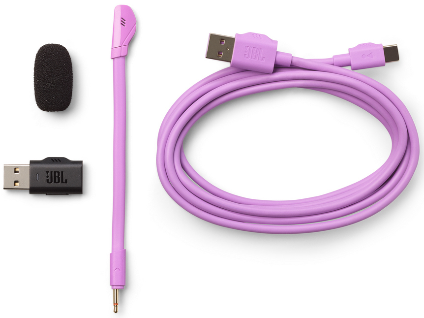 Ігрова гарнітура JBL Quantum 360 Wireless Purple (JBLQTUM360PUR)фото9