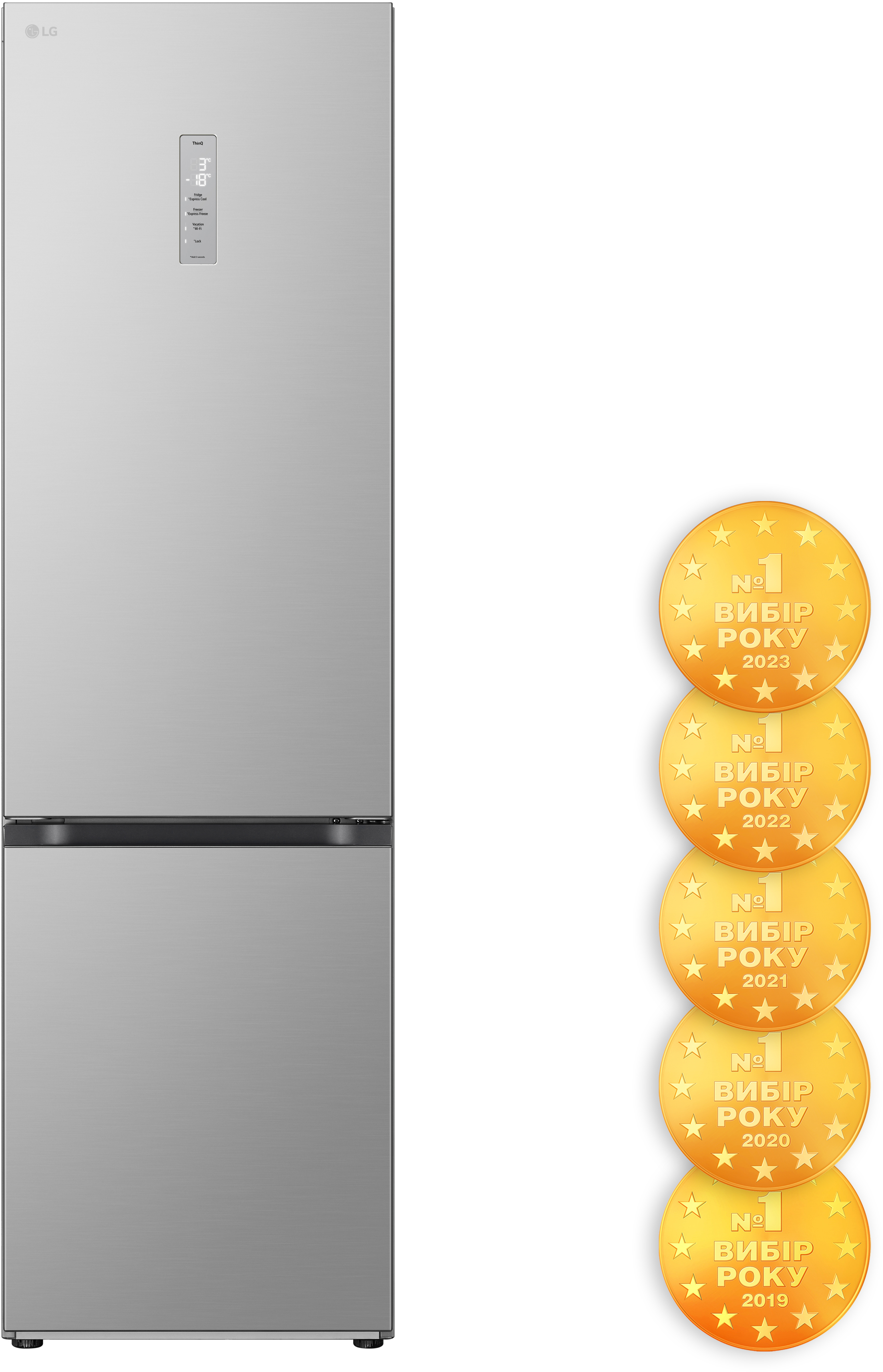 Холодильник LG GC-B509FNPWфото