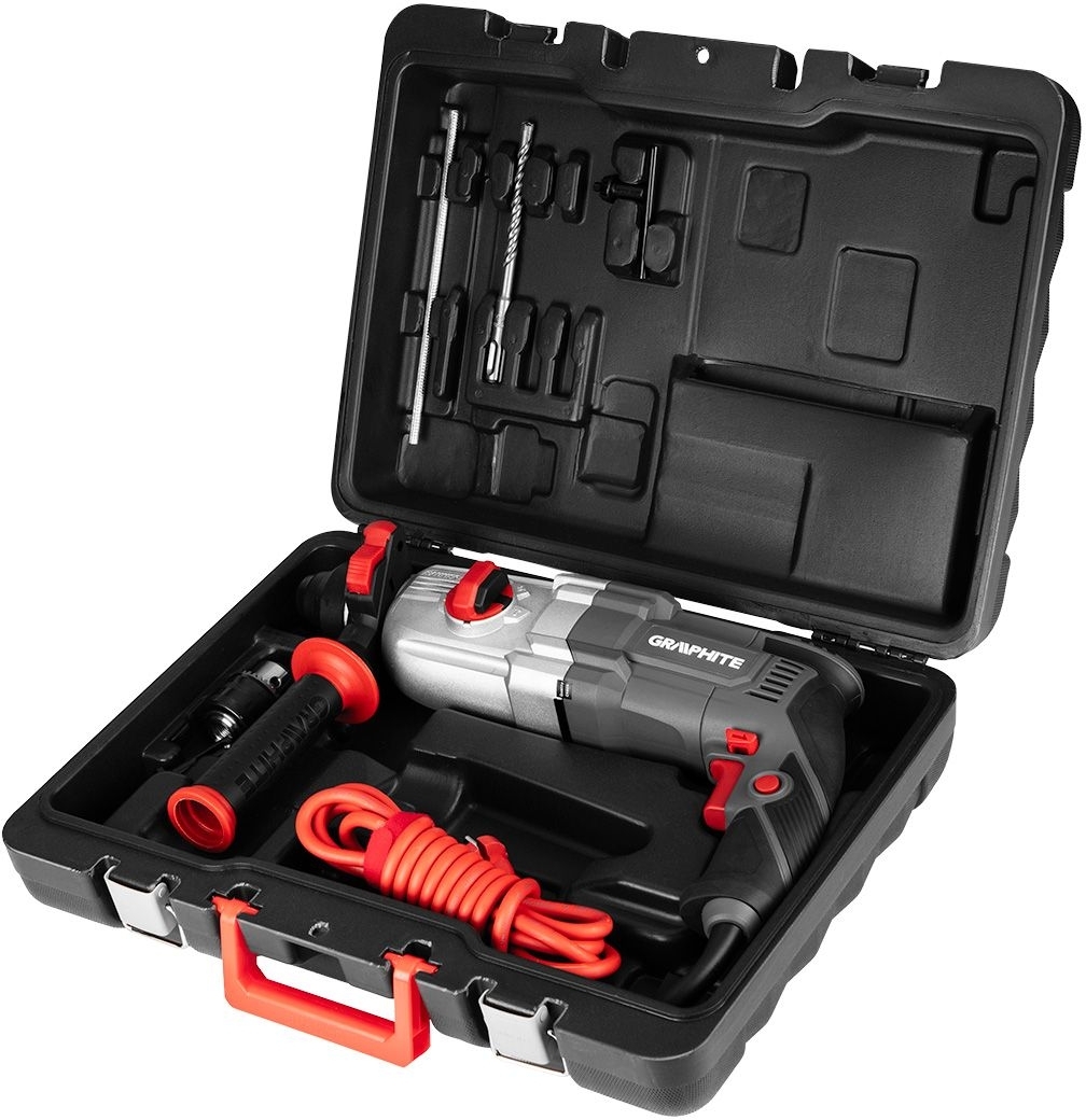 Перфоратор GRAPHITE SDS-plus 900Вт (58G539) фото 8