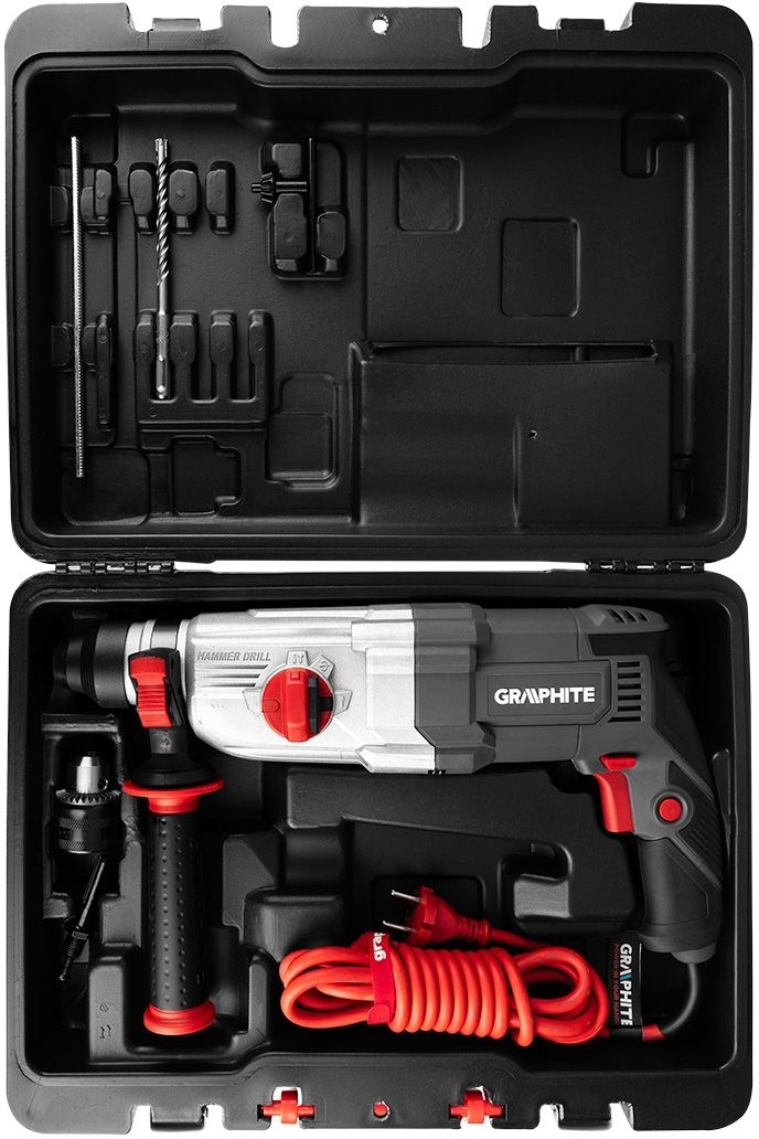 Перфоратор GRAPHITE SDS-plus 900Вт (58G539) фото 9
